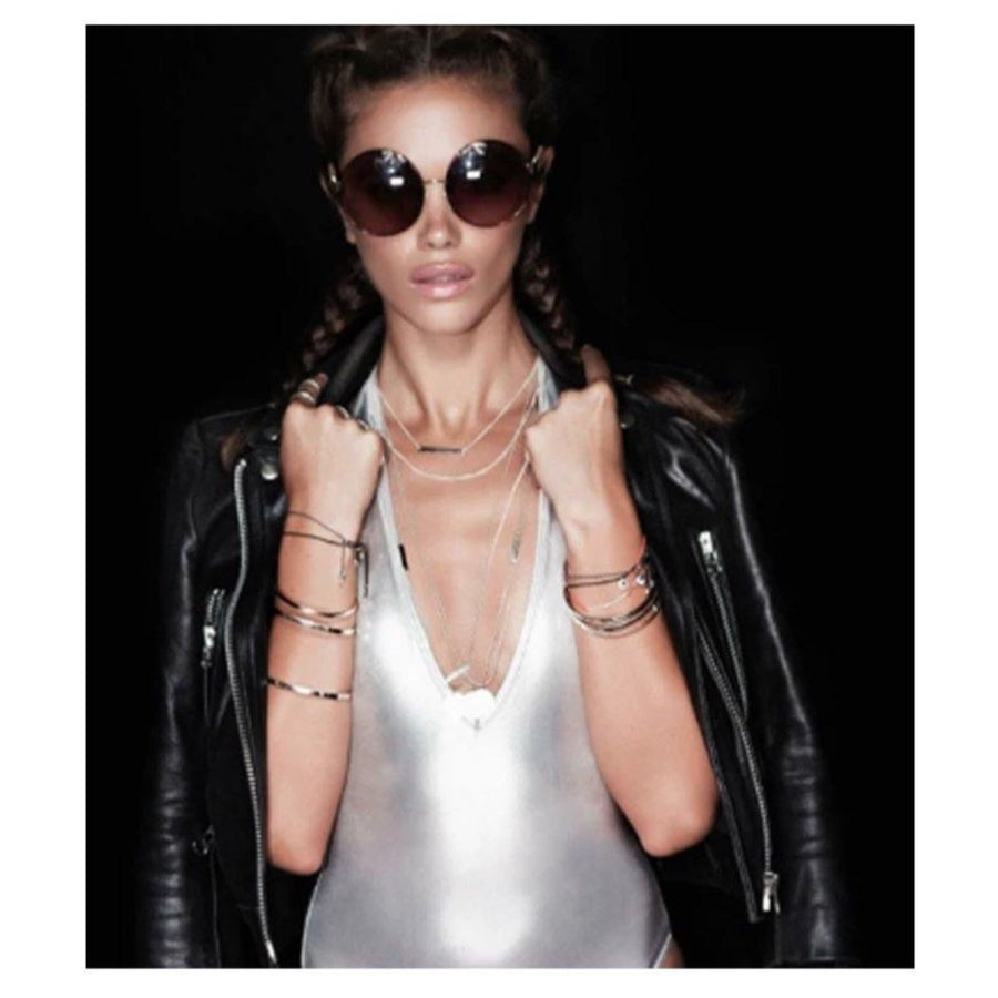 Damselfly Silver Bar Pendant Bye Felicia available at 1love2hugs3kisses Ibiza