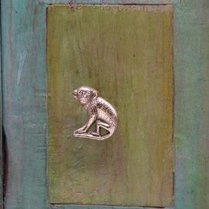 Doing Goods Peppin Monkey door Knob left brass from 1love2hugs3kisses Ibiza