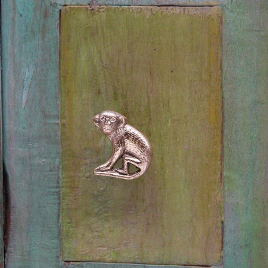 Doing Goods Peppin Monkey door Knob left brass from 1love2hugs3kisses Ibiza
