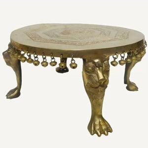Doing Goods Royal Lion Altar Table brass from 1love2hugs3kisses Ibiza