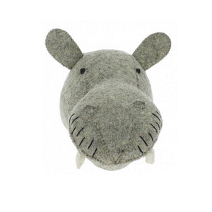 Fiona Walker England Hippo Mini Animal Head - 1love2hugs3kisses Ibiza