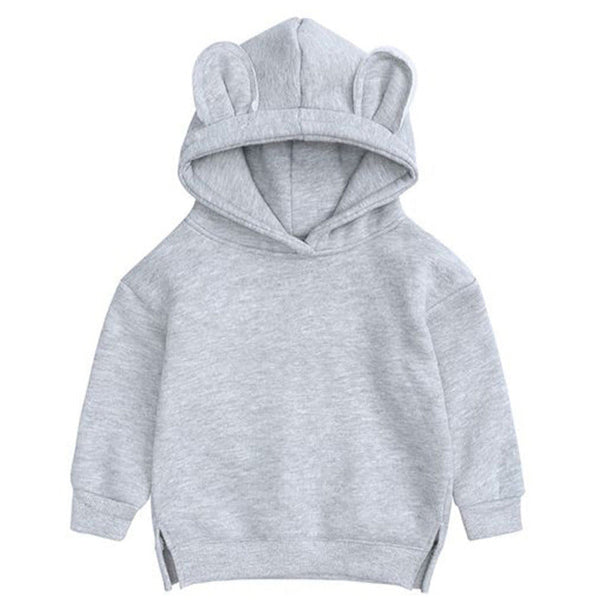 Hooded Sweater Bear Grey available at 1love2hugs3kisses ibiza