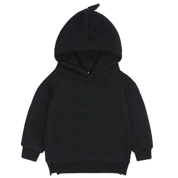 Hooded Sweater Dino Black available at 1love2hugs3kisses Ibiza