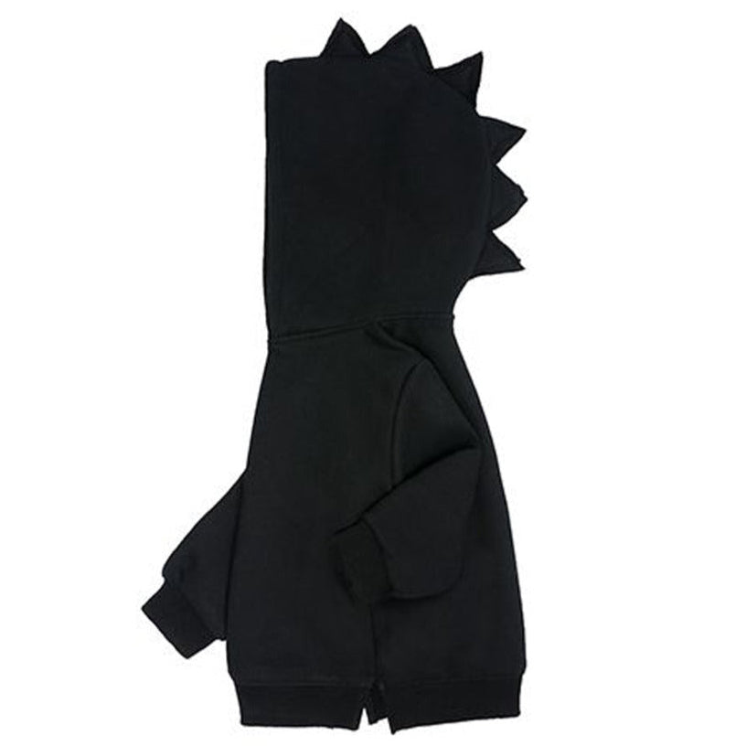 Hooded Sweater Dino Black available at 1love2hugs3kisses Ibiza