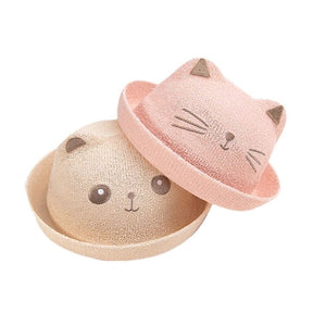 1love2hugs3kisses Kids Hat Cat Ears Pink