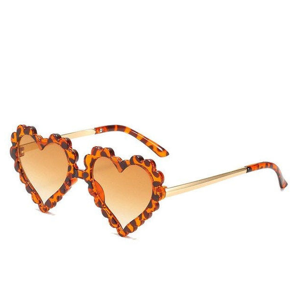 1love2hugs3kisses Heart Sunglasses Kids Tortoise