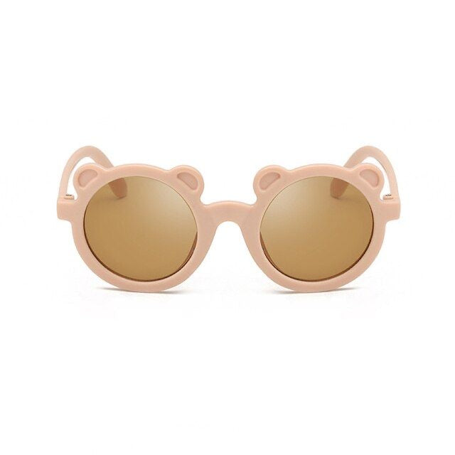 1love2hugs3kisses Bear Sunglasses Kids Pink