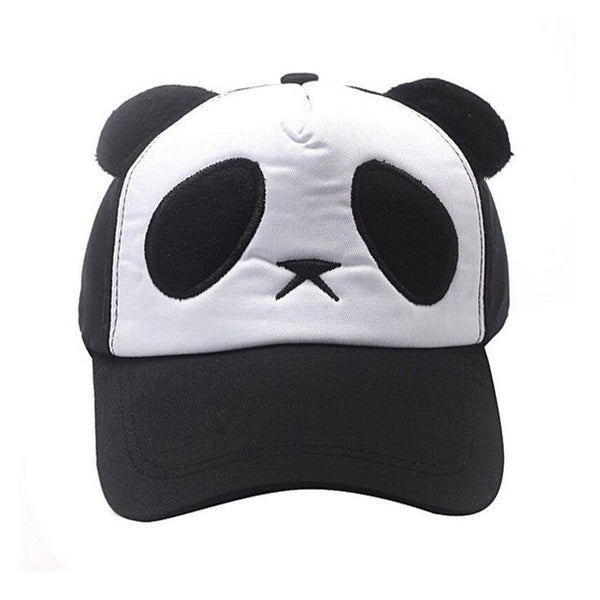 Kids Baseball Cap Panda Black 1love2hugs3kisses Ibiza