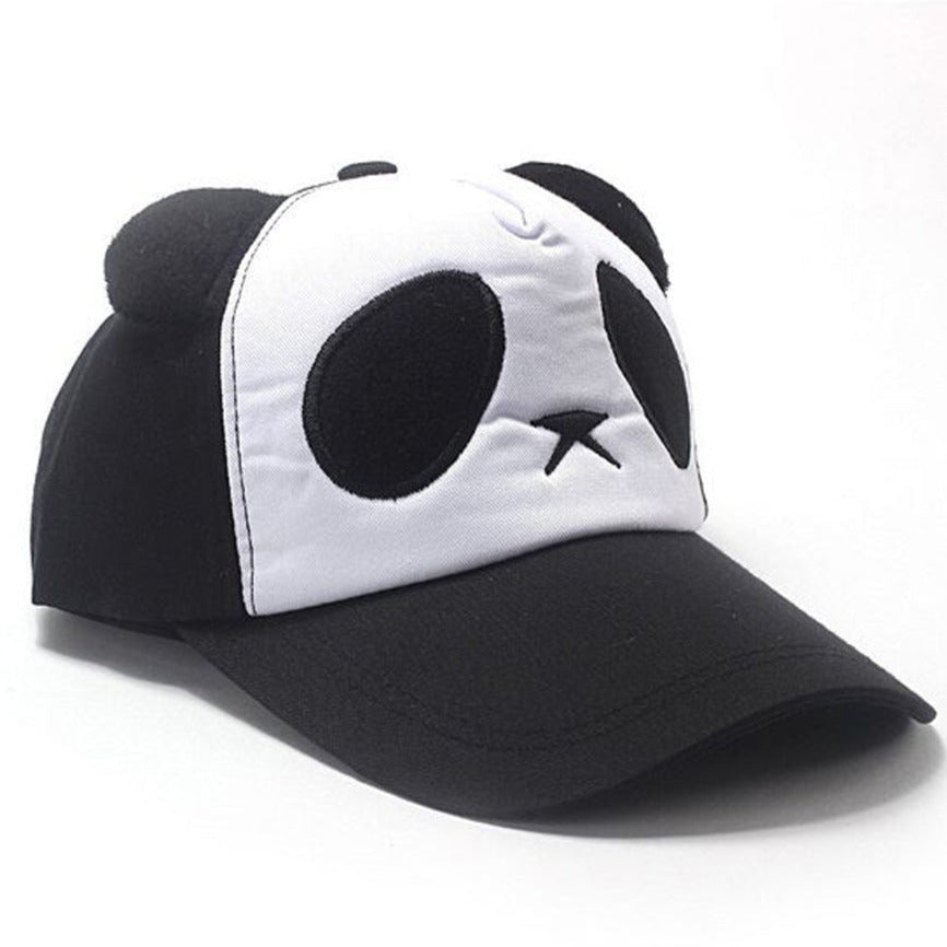 Kids Baseball Cap Panda Black 1love2hugs3kisses Ibiza
