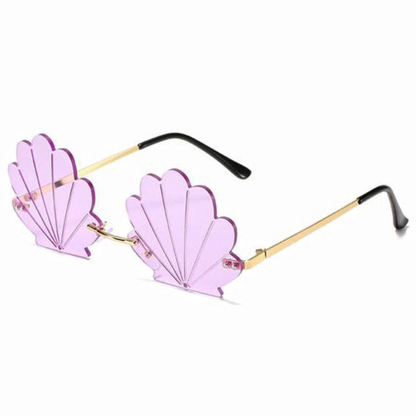 Kids Shell Shaped Sunglasses - Lilac available at 1love2hugs3kisses ibiza