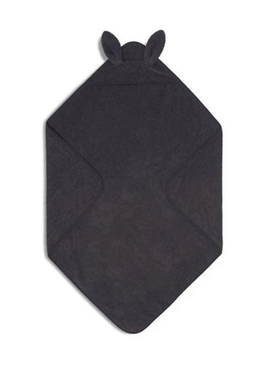 Liewood Augusta Hooded Towel Rabbit dark grey - from 1love2hugs3kisses Ibiza