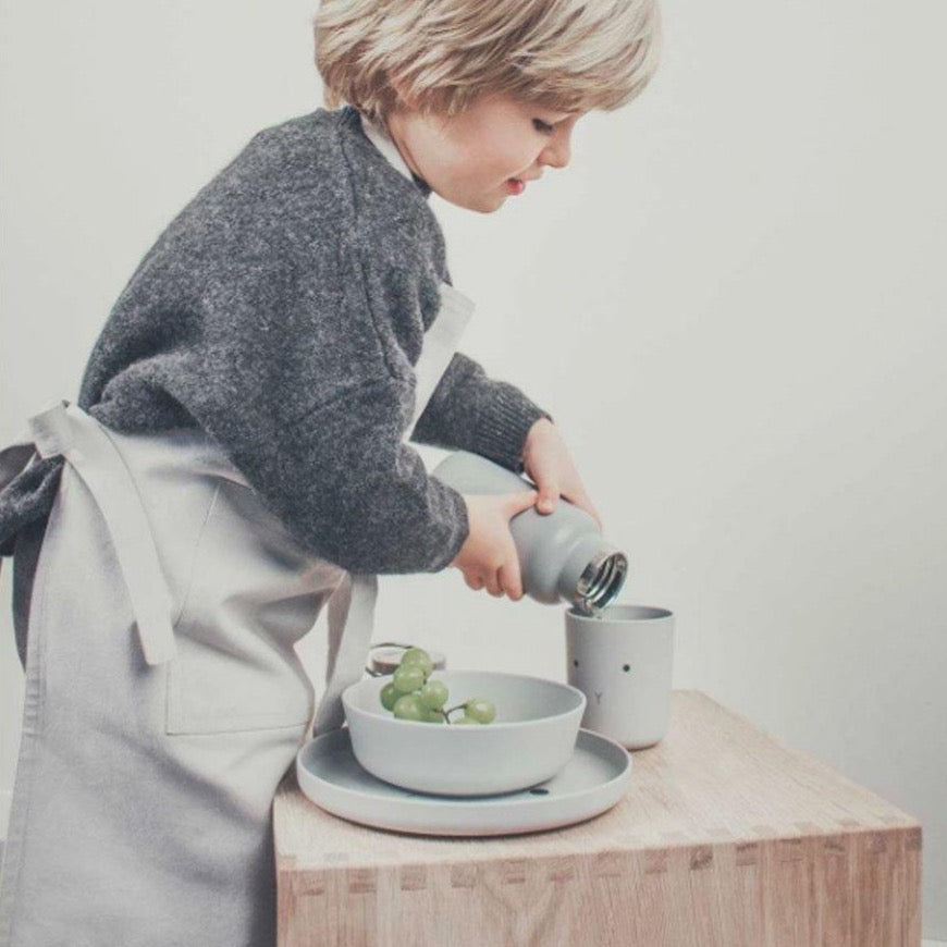 Liewood Bamboo Tableware Box Set Rabbit dumbo grey - from 1love2hugs3kisses Ibiza