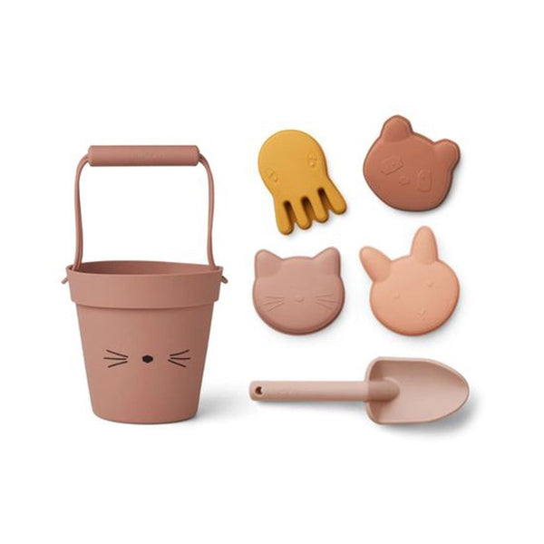 Liewood Dante Beach set Cat Dark Rose Multi Mix from 1love2hugs3kisses Ibiza