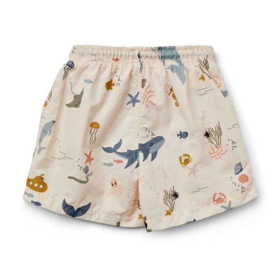 Liewood Duke Board Shorts Sea Creature Sandy Mix from 1love2hugs3kisses Ibiza