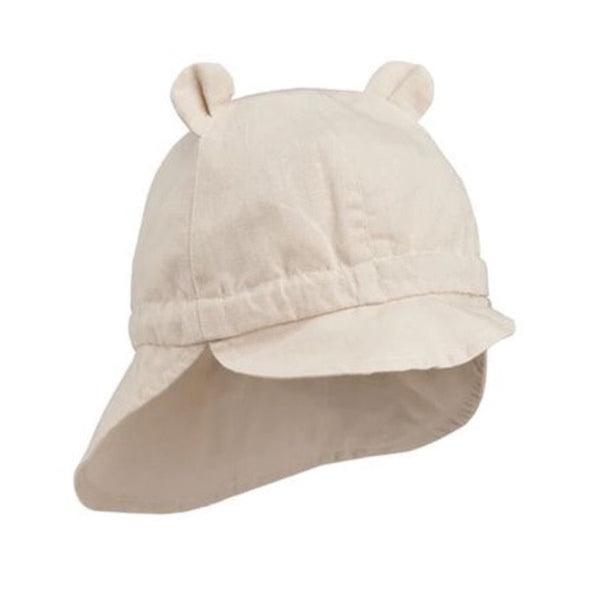 Liewood Gorm Linen sun hat - Sandy available at 1love2hugs3kisses ibiza