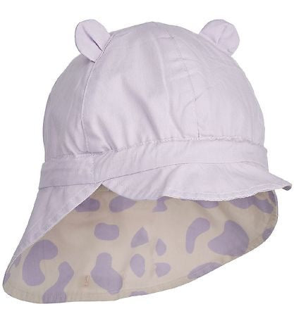 Liewood Gorm Reversible Sun Hat Leo / Misty Lilac available at 1love2hugs3kisses ibiza