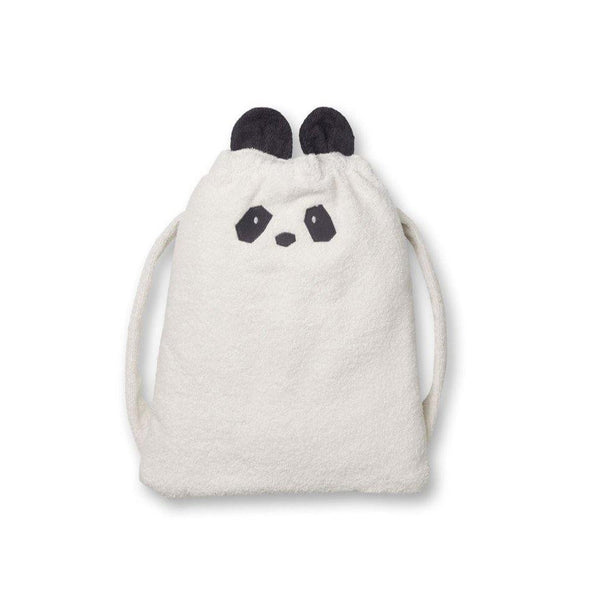 Liewood Thor Towel Back Pack Panda creme de la creme - from 1love2hugs3kisses Ibiza