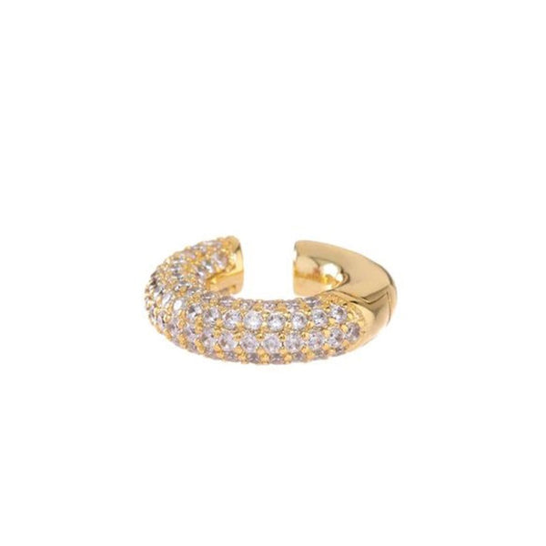 Luv Aj Pave Amalfi ear cuff in Gold available at 1love2hugs3kisses ibiza