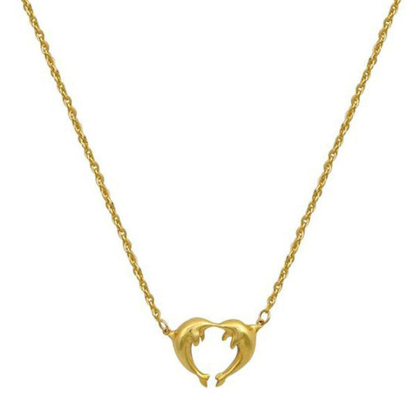 Mayol Jewelry Azula Dolphin Pendant - Gold available at 1love2hugs3kisses ibiza