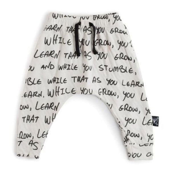 Nununu Growth Baggy Pants White -1Love2Hugs3Kisses Ibiza