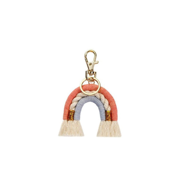 Rainbow Keychain - Pink available at 1love2hugs3kisses Ibiza
