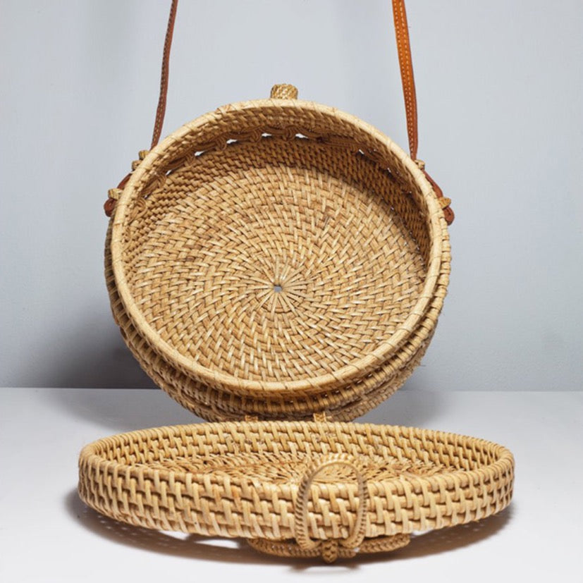 Ratan Round Bag Classic - natural from 1love2hugs3kisses Ibiza