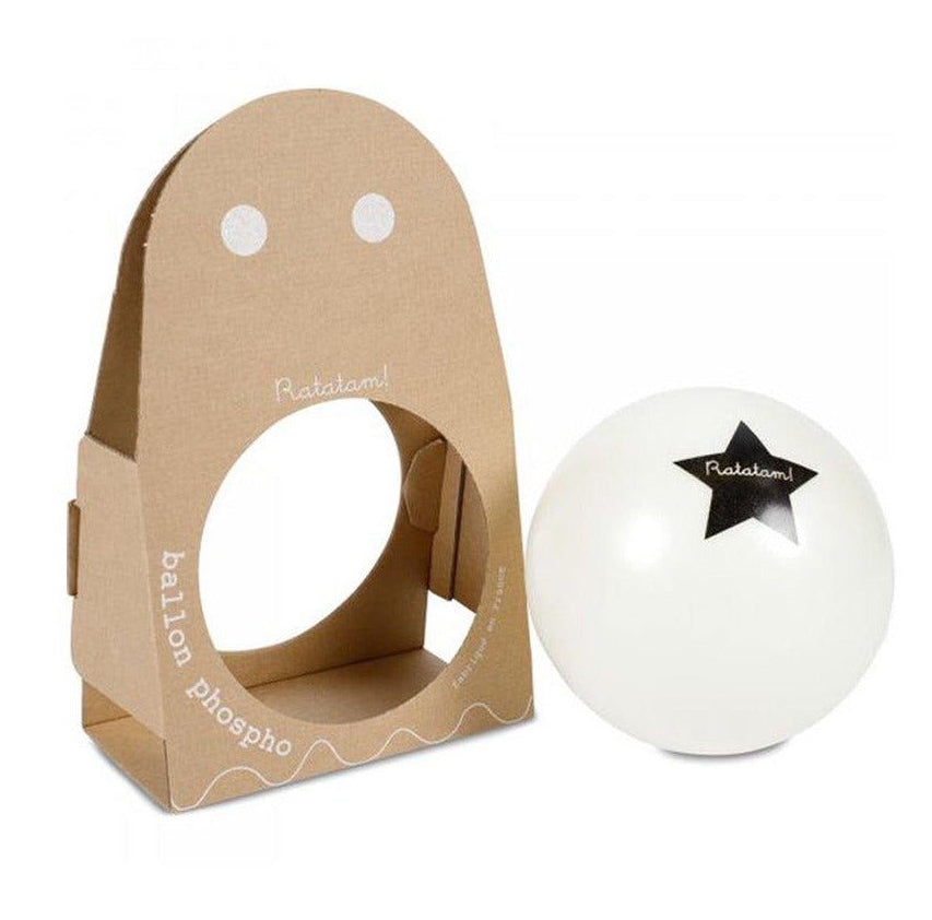 Ratatam Glow In The Dark Ball White - 1love2hugs3kisses ibiza