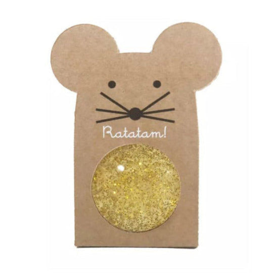 Ratatam Mouse Bouncing Ball Gold available at 1love2hugs3kissess ibiza