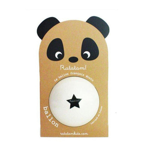 Ratatam Panda Ball Small Star White - 1love2hugs3kisses ibiza