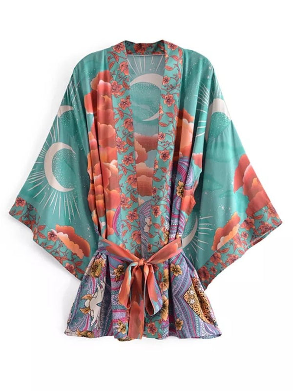 Short Kimono Green Moon from 1love2hugs3kisses ibiza