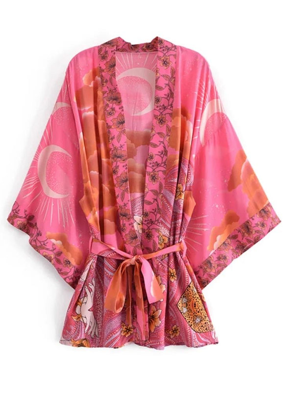 Short Kimono Pink Moon from 1love2hugs3kisses ibiza