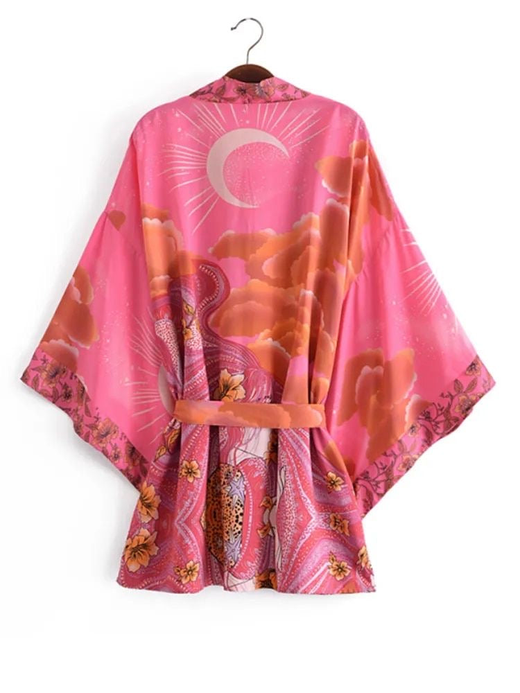 Short Kimono Pink Moon from 1love2hugs3kisses ibiza
