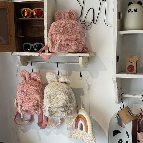Teddy Bunny Backpack Pink available at 1love2hugs3kisses Ibiza